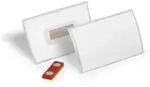 Namensschild, Magnet, Kunststoff, transparent, 90 x 54 mm, 10 St&uuml;ck