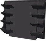 Legamaster Glasboard Markerhalter magnethaft f&uuml;r 4 Boardmarker, schwarz
