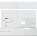 Sigel GL225 Glas-Whiteboard / gro&szlig;e Glasmagnettafel Artverum, 200 x 100 cm,