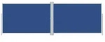 vidaXL Seitenmarkise Ausziehbar Blau 220x600 cm