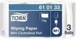 Tork Advanced Wischt&uuml;cher M1 Zentralentnahme Wei&szlig; 1-lagig 610133 3 Rollen &agrave; 771