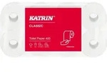 KATRIN&reg; 14293 Toilettenpapier Classic Toilet 400 - 2-lagig, wei&szlig;, 6x 8 Rollen &agrave;