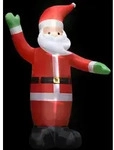 vidaXL LED Weihnachtsmann Aufblasbar mit LEDs Weihnachtsdeko IP44 3 m