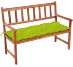 vidaXL Gartenbank mit Auflage 120 cm Massivholz Akazie