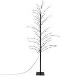 ECD Germany LED Baum 180 cm 480 warmwei&szlig;e LEDs, Leuchtbaum mit Timer, IP44