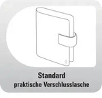Chronoplan Timer-Ringbuch Standard Midi Basic Kunststoff schwarz