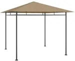 vidaXL Pavillon 3x3x2,7 m Taupe 180 g/m2