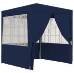 vidaXL Profi-Partyzelt mit Seitenw&auml;nden 2&times;2m Blau 90 g/m2