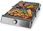 Nedis Kontakt Grill - 2000 W - 29 x 23 cm - Einstellbare Temperaturregelung -