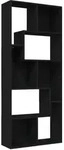 vidaXL B&uuml;cherregal Schwarz 67x24x161 cm Holzwerkstoff