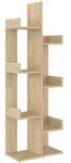 vidaXL B&uuml;cherregal Sonoma-Eiche 48x25,5x140 cm Holzwerkstoff