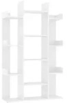 vidaXL B&uuml;cherregal Wei&szlig; 86x25,5x140 cm Holzwerkstoff