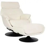 Mendler Relaxsessel mit Hocker HWC-K99, Fernsehsessel Sessel, Wippfunktion...