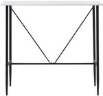 vidaXL Wei&szlig;er Stehtisch 120x60x110 cm MDF Orion Loft-Modell