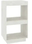 vidaXL B&uuml;cherregal Wei&szlig; 40x35x71 cm Massivholz Kiefer