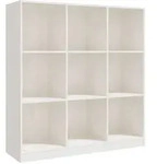 vidaXL B&uuml;cherregal/Raumteiler Wei&szlig; 104x33,5x110 cm Massivholz Kiefer