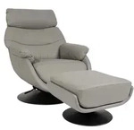Mendler Relaxsessel mit Hocker HWC-K99, Fernsehsessel Sessel, Wippfunktion...