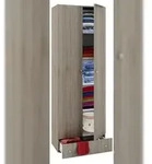 VCM Vandol I Universalschrank 2 T&uuml;ren und 1 Schublade Sonoma-Eiche dekor.