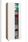 VCM Vandol Ikombi Universalschrank 2 T&uuml;ren Sonoma-Eiche dekor,Wei&szlig;.