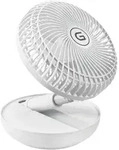 GUTFELS Tischventilator VENTI 3030 R, 17 cm &Oslash;, mit Powerbank, USB Ventilator mit