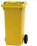 PROREGAL Premium 2-Rad-M&uuml;lltonne MGB | 120 Liter, HxBxT 97,4x47,9x55,5cm 