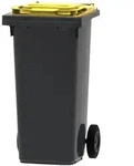 PROREGAL Premium 2-Rad-M&uuml;lltonne MGB | 120 Liter, HxBxT 97,4x47,9x55,5cm 