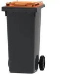 PROREGAL Premium 2-Rad-M&uuml;lltonne MGB | 120 Liter, HxBxT 97,4x47,9x55,5cm 