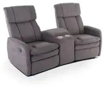 Kinosessel, 2er-Fernsehsessel mit mechanischer Relaxfunktion, Easy-Lift, f&uuml;r 2