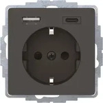 Berker Steckdose SCHUKO/USB 48046086