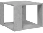 vidaXL Couchtisch Betongrau 40x40x30 cm Holzwerkstoff
