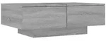 vidaXL Couchtisch Grau Sonoma 90x60x31 cm Holzwerkstoff