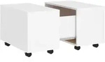 vidaXL Couchtisch Wei&szlig; 60x60x38 cm Holzwerkstoff