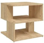 vidaXL Beistelltisch Sonoma-Eiche 40x40x40 cm Holzwerkstoff