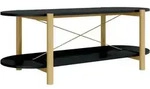 vidaXL Couchtisch Schwarz 110x48x40 cm Holzwerkstoff
