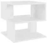 vidaXL Beistelltisch Wei&szlig; 40x40x40 cm Holzwerkstoff