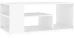 vidaXL Couchtisch Wei&szlig; 100x50x40 cm Holzwerkstoff