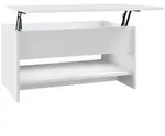vidaXL Couchtisch Wei&szlig; 80x50x40 cm Holzwerkstoff