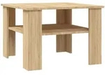 vidaXL Couchtisch Sonoma-Eiche 60x60x42 cm Holzwerkstoff