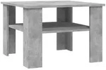 vidaXL Couchtisch Betongrau 60x60x42 cm Holzwerkstoff