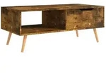 vidaXL Couchtisch R&auml;uchereiche 100x49,5x43 cm Holzwerkstoff