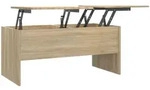 vidaXL Couchtisch Sonoma-Eiche 102x50,5x46,5 cm Holzwerkstoff