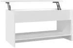 vidaXL Couchtisch Wei&szlig; 102x50x52,5 cm Holzwerkstoff