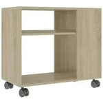 vidaXL Beistelltisch Sonoma-Eiche 70x35x55 cm Holzwerkstoff