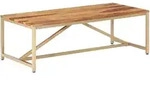 vidaXL Couchtisch 120x60x40 cm Massivholz