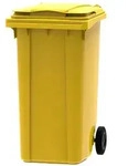 PROREGAL Premium 2-Rad-M&uuml;lltonne MGB | 240 Liter, HxBxT 107,9x58,3x73,7cm 