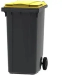 PROREGAL Premium 2-Rad-M&uuml;lltonne MGB | 240 Liter, HxBxT 107,9x58,3x73,7cm 