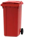 PROREGAL Premium 2-Rad-M&uuml;lltonne MGB | 240 Liter, HxBxT 107,9x58,3x73,7cm 