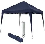 tectake Faltbarer Pavillon Linosa 3x3 m 300 x 300 x 255 cm Blau