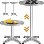 CASARIA&reg; 2er Set Stehtisch H&ouml;henverstellbar