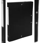 Exacompta 59681E 8x Archivbox aus PP 700&mu; blickdicht, R&uuml;cken 25mm, 25x33cm f&uuml;r DIN